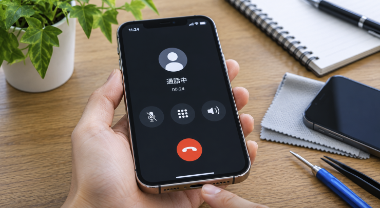 相手に声が聞こえない…スマホマイク故障の原因とは？